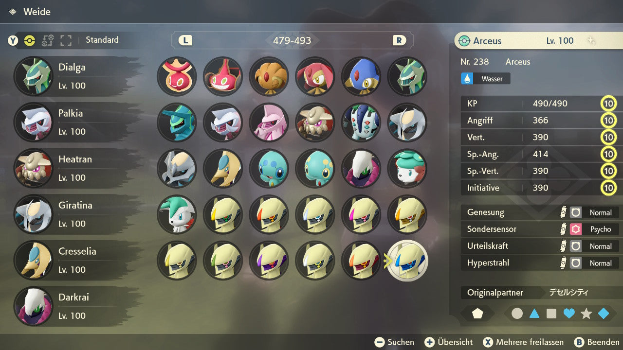 #493 Arceus Water PLA
