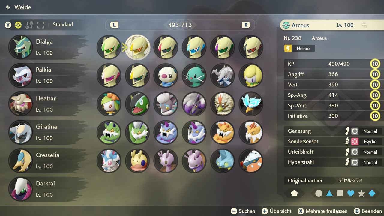 #493 Arceus-Elektro PLA