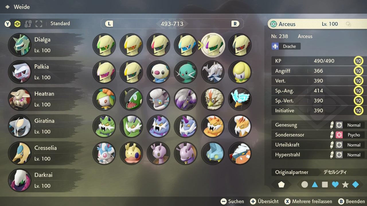 #493 Arceus Dragon PLA