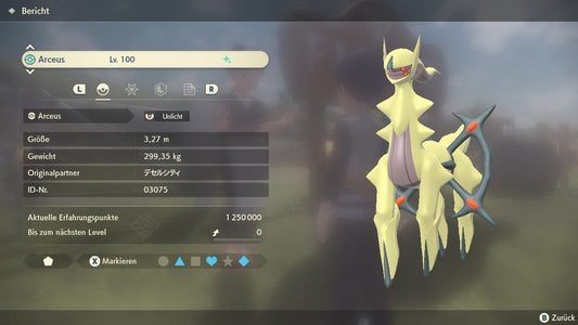 #493 Arceus Sombre PLA