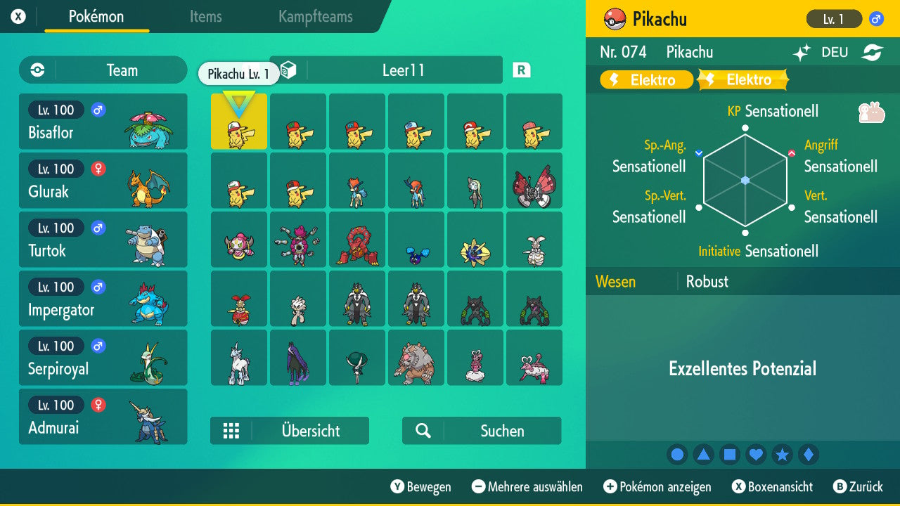 #25 Shiny Pikachu Original-Kappe SV