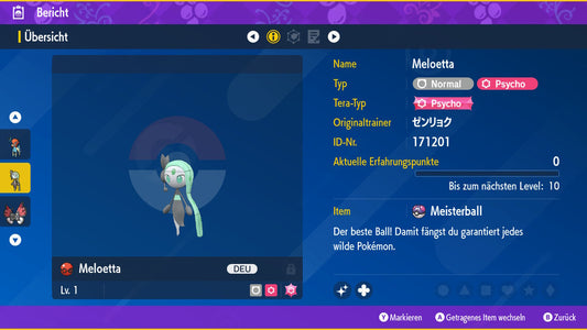 #648 Méloetta brillante