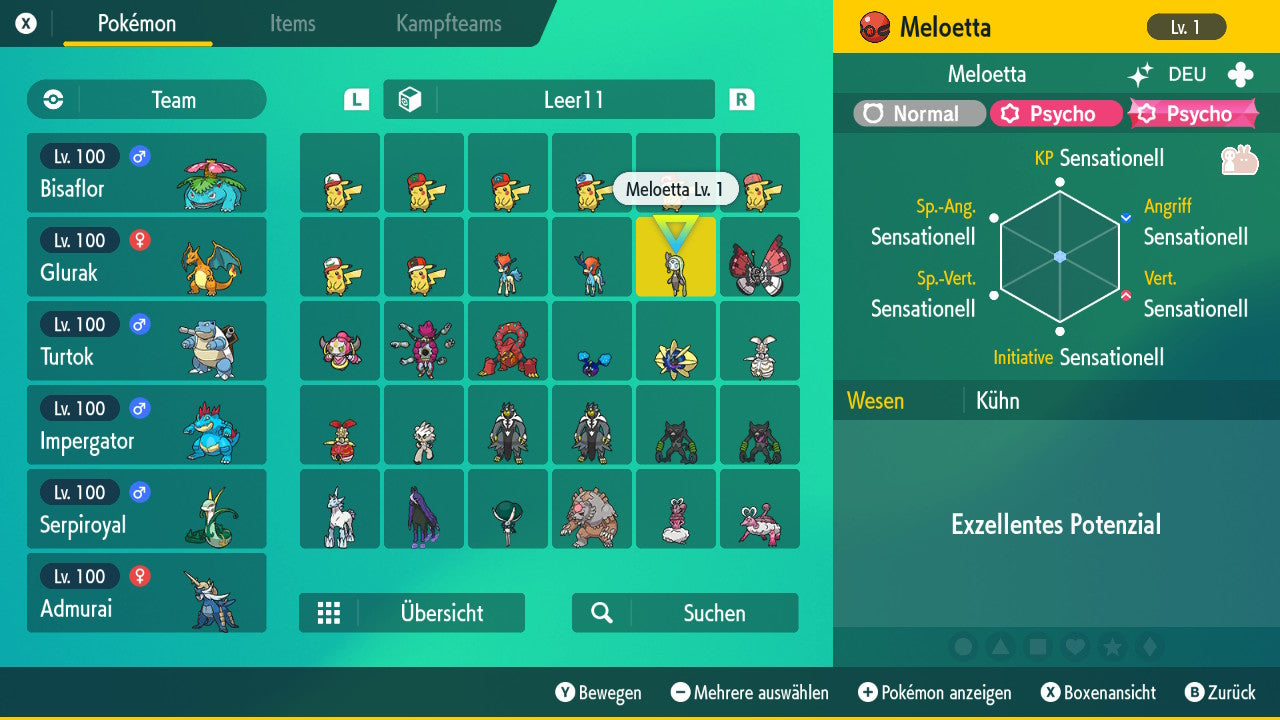 #648 Shiny Meloetta SV