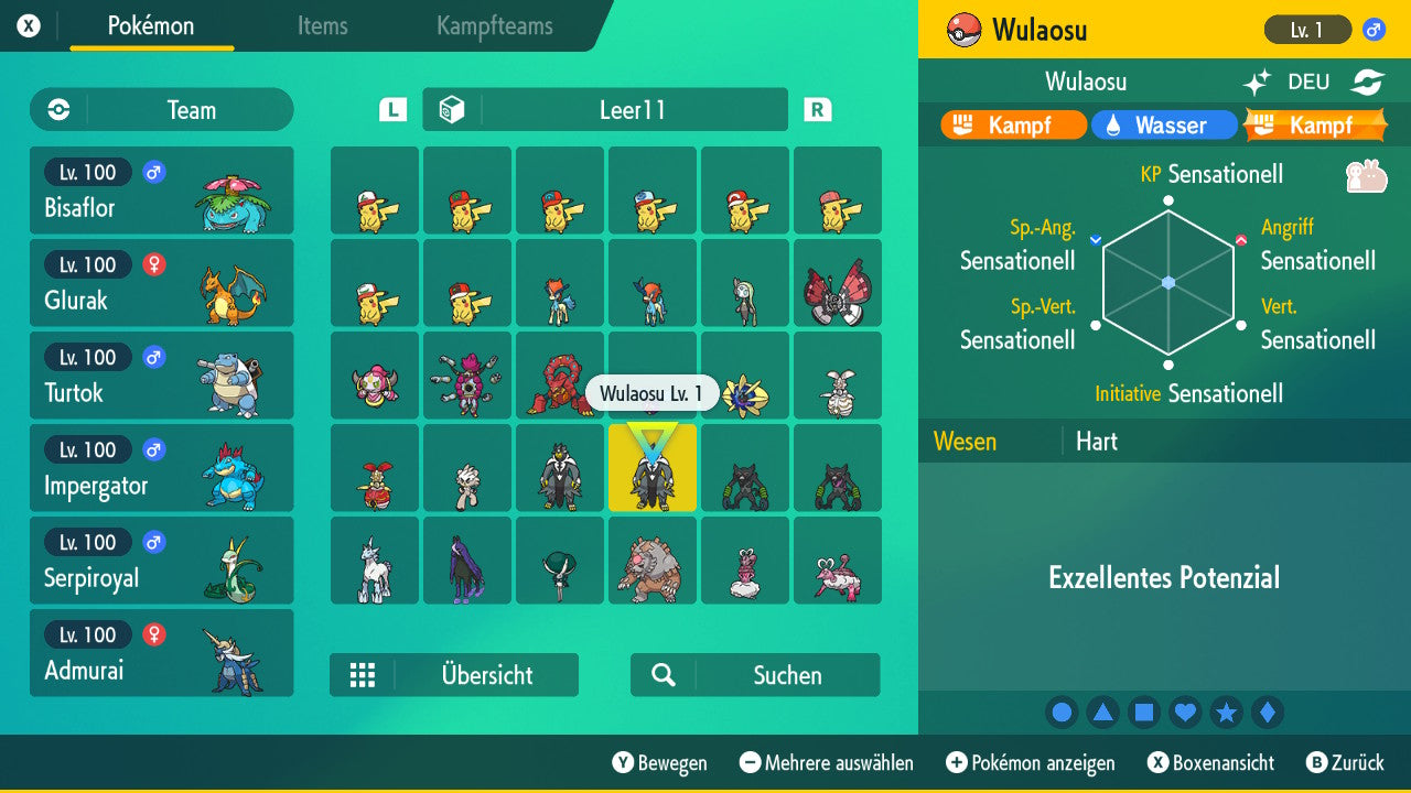 #892 Shiny Wulaosu Fließender Stil SV