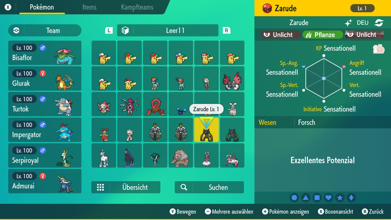 #893 Shiny Zarude SV