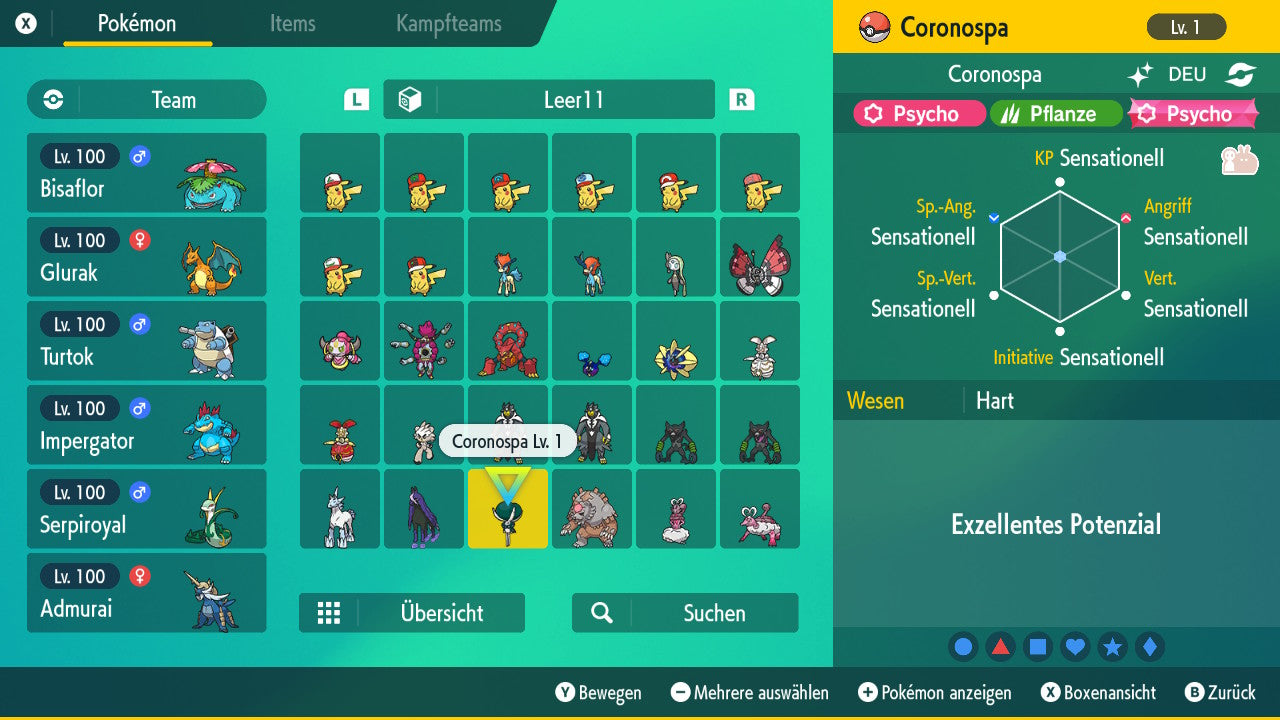 #898 Shiny Coronospa SV