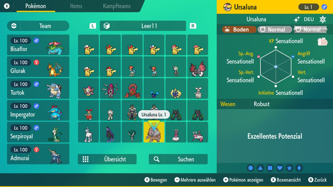 #901 Shiny Ursaluna Blutmond SV