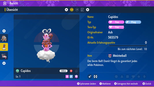 #905 Shiny Cupidos Inkarnationsform SV