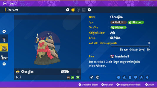 #1001 Shiny Chongjian SV