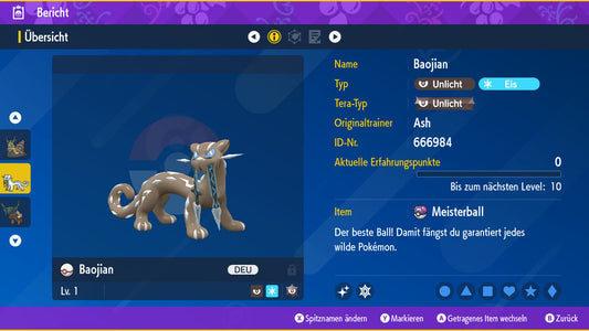 #1002 Shiny Baojian SV