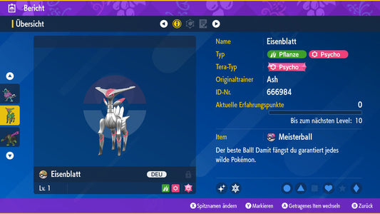 #1010 Shiny Eisenblatt SV