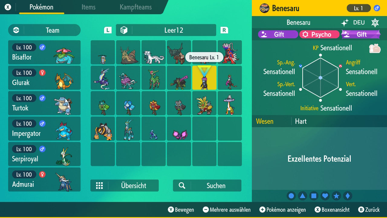 #1015 Shiny Benesaru SV