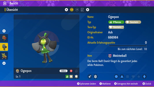 #1017 Shiny Ogerpon Fundamentmaske SV