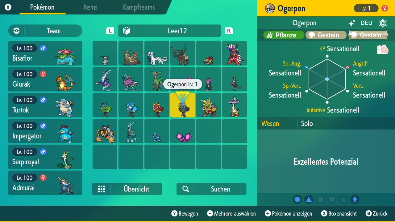 #1017 Shiny Ogerpon Fundamentmaske SV