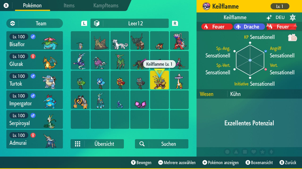 #1020 Shiny Keilflamme SV