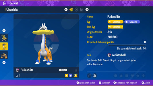 #1021 Shiny Furienblitz SV