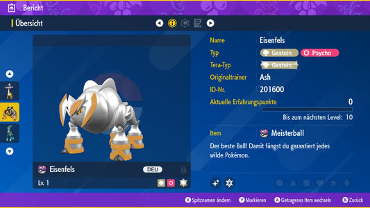 #1022 Shiny Eisenfels SV