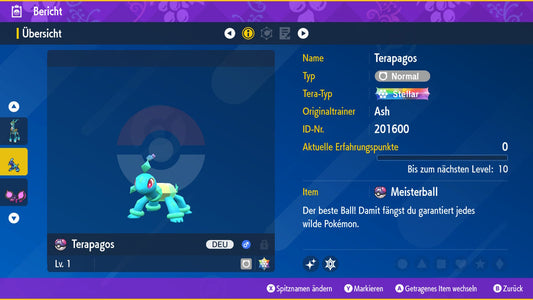 #1024 Shiny Terapagos SV