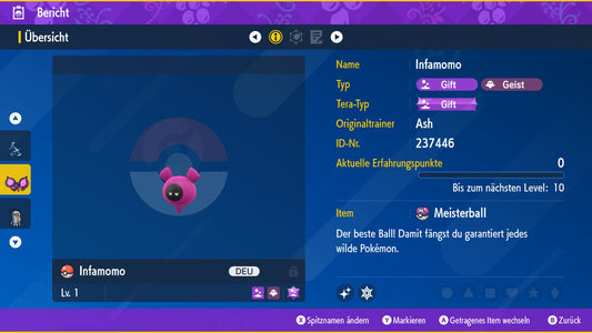 #1025 Shiny Infamomo SV