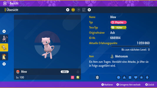 #151 Mew Titans SV