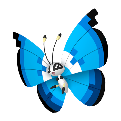 #666 Vivillon Aquamarine Pattern SV