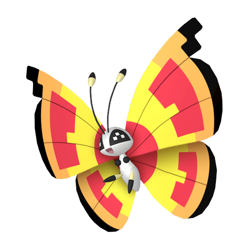#666 Vivillon Sonnenmuster PVP SV
