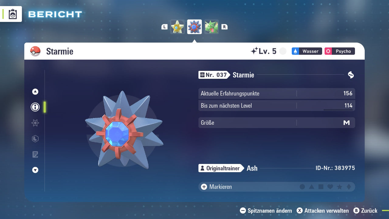 #121 Starmie PVE ZA