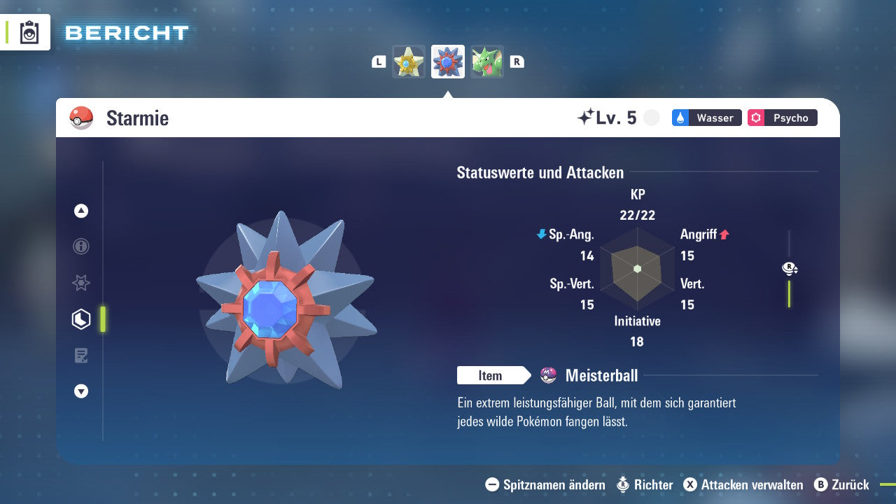 #121 Starmie PVE ZA