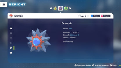 #121 Starmie PVE ZA