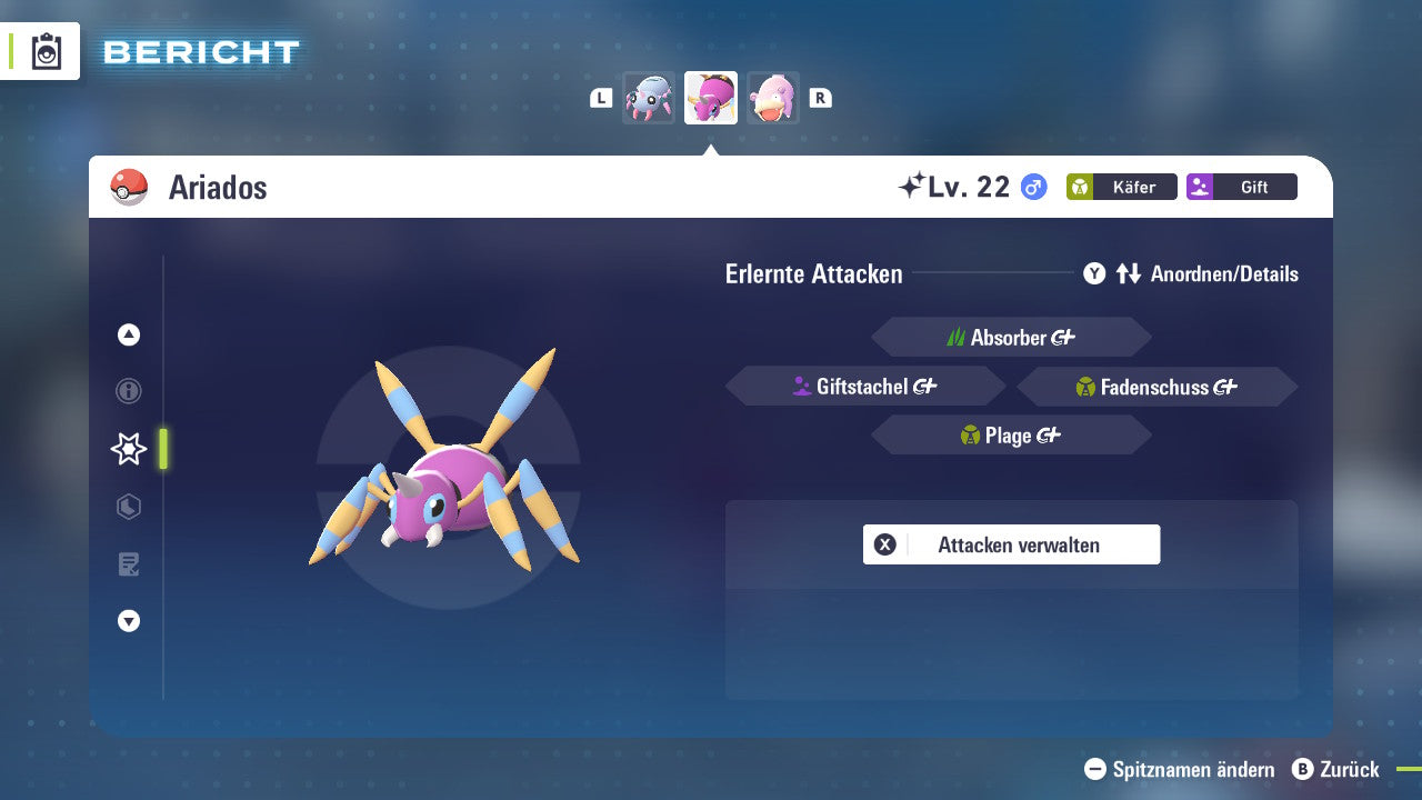 #168 Ariados PVE ZA