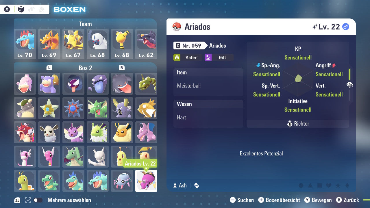 #168 Ariados PVE ZA