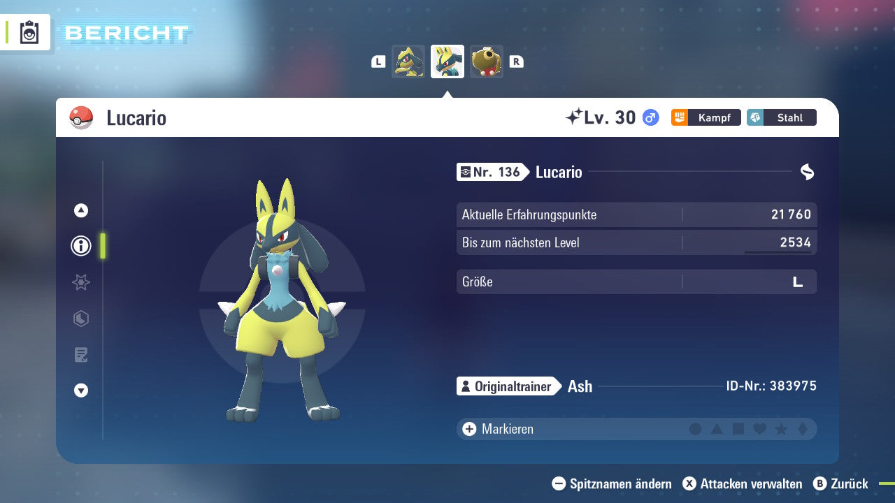 #448 Lucario PVE ZA