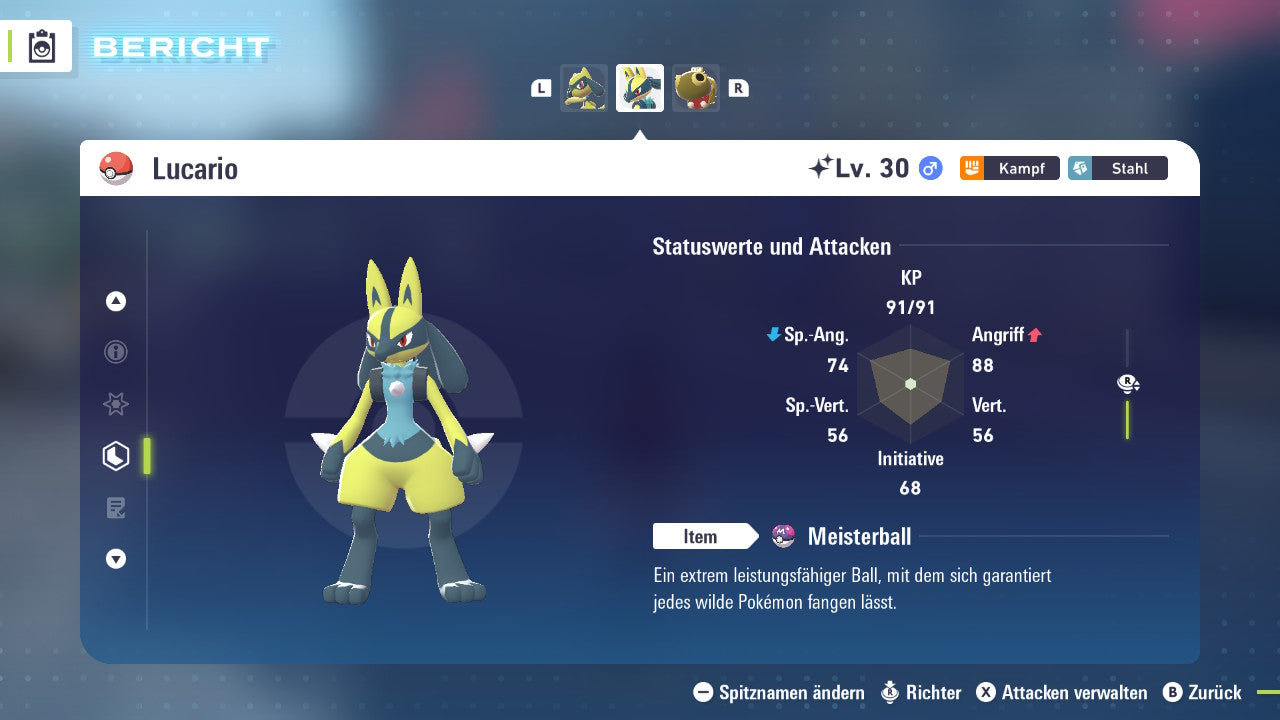 #448 Lucario PVE ZA