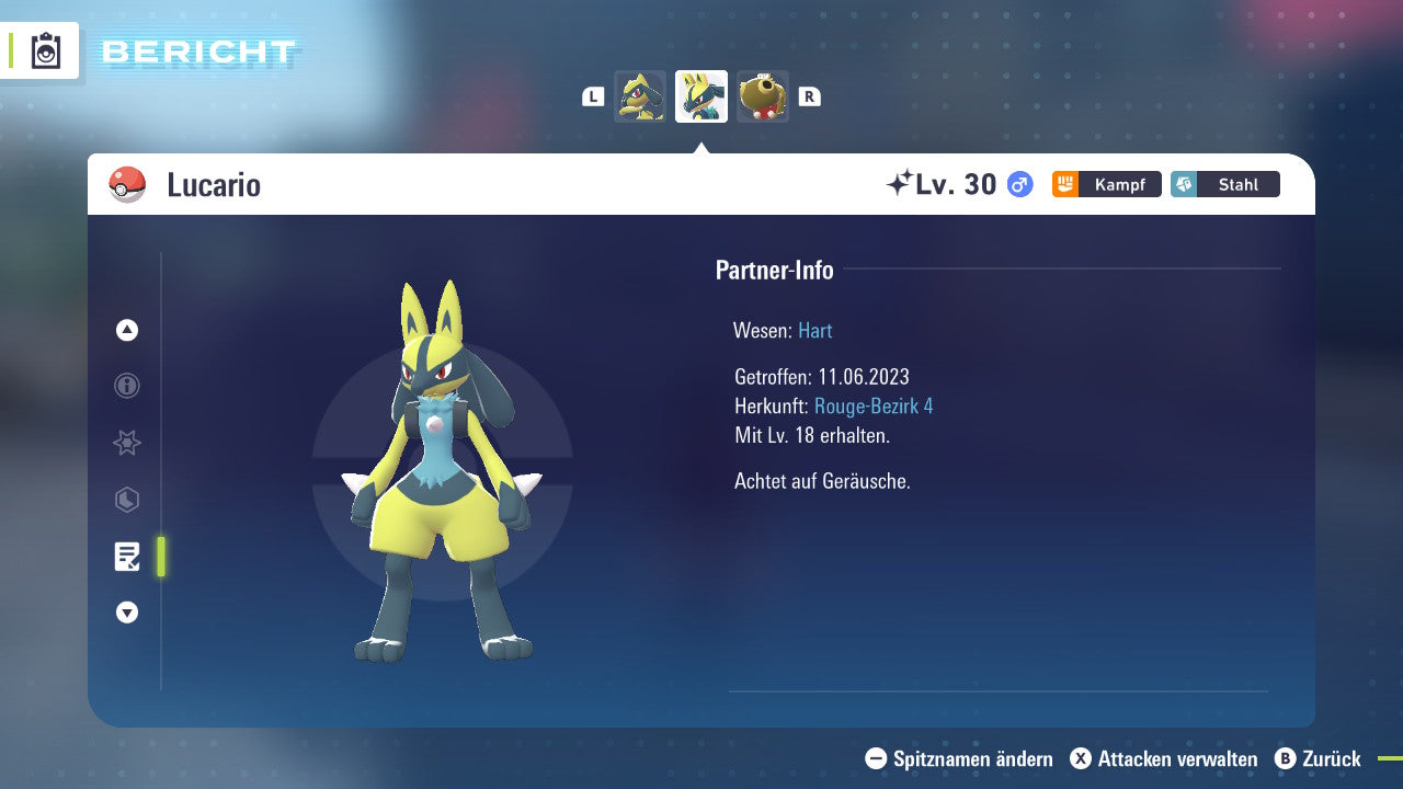 #448 Lucario PVE ZA