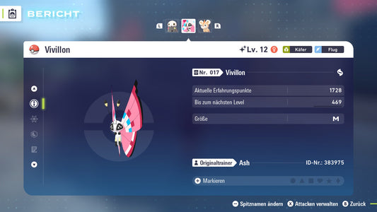 #666 Vivillon-Blumenmeermuster PVE ZA