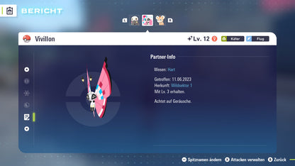 #666 Vivillon-Blumenmeermuster PVE ZA