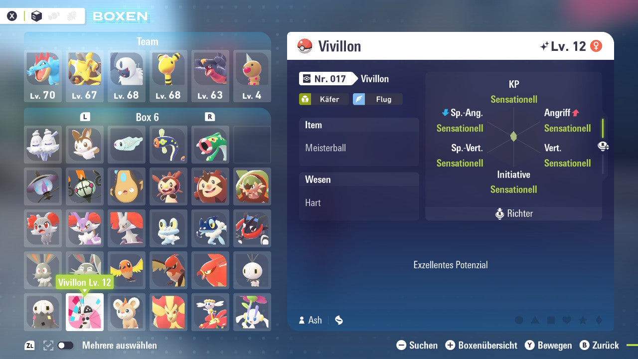 #666 Vivillon-Blumenmeermuster PVE ZA