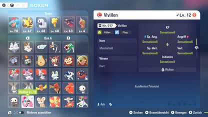 #666 Vivillon-Blumenmeermuster PVE ZA