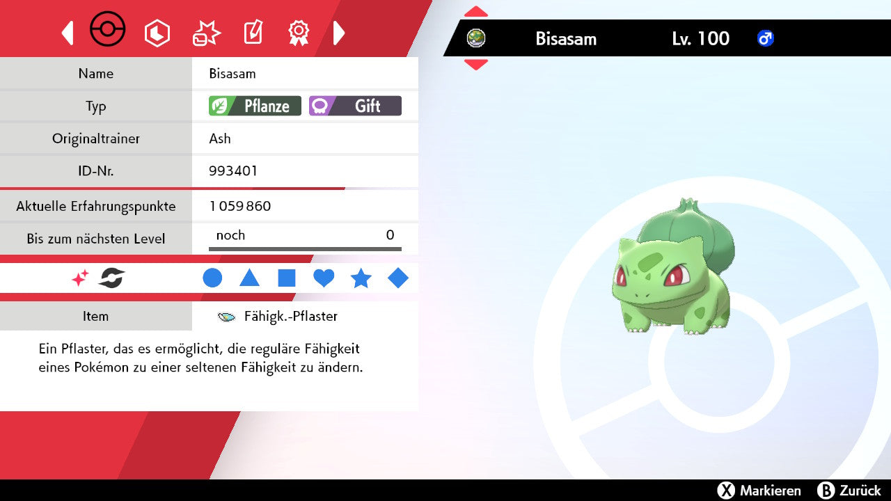 #001 Bisasam SnS