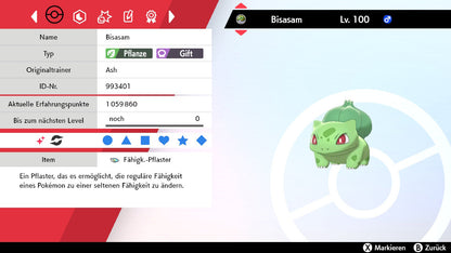#001 Bisasam SnS