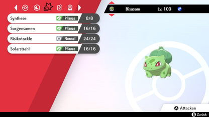 #001 Bisasam SnS