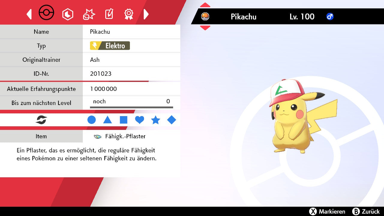 #025 Pikachu Original-Kappe SnS