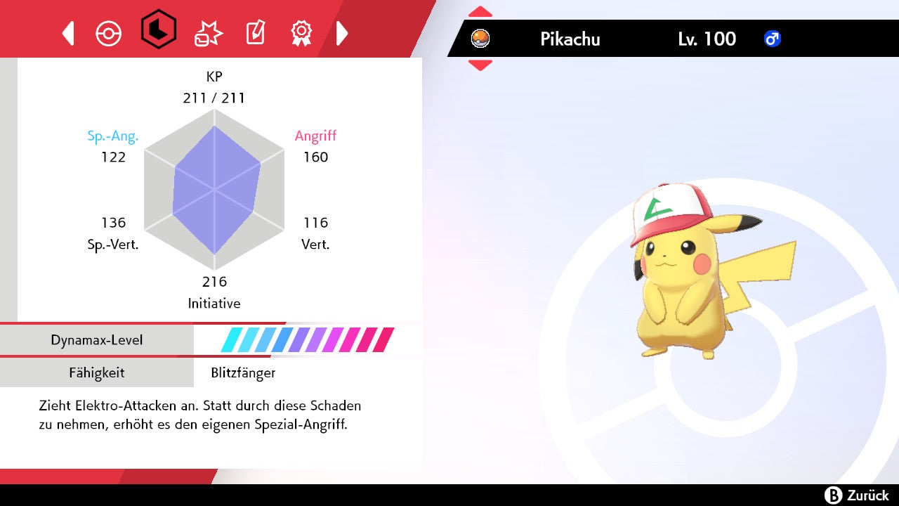 #025 Pikachu Original-Kappe SnS