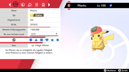 #025 Pikachu Hoenn-Kappe SnS