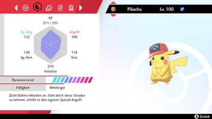 #025 Pikachu Sinnoh-Kappe SnS