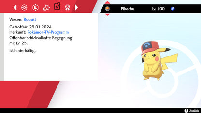 #025 Pikachu Sinnoh-Kappe SnS