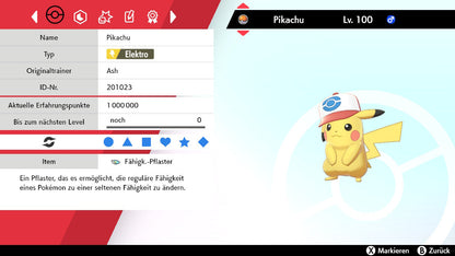 #025 Pikachu Einall-Kappe SnS