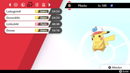 #025 Pikachu Einall-Kappe SnS
