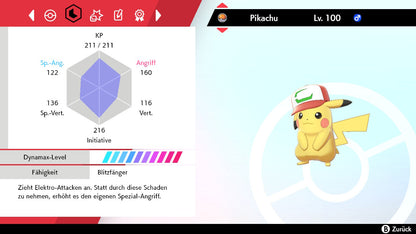 #025 Pikachu Partner-Kappe SnS