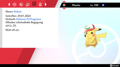 #025 Pikachu Partner-Kappe SnS